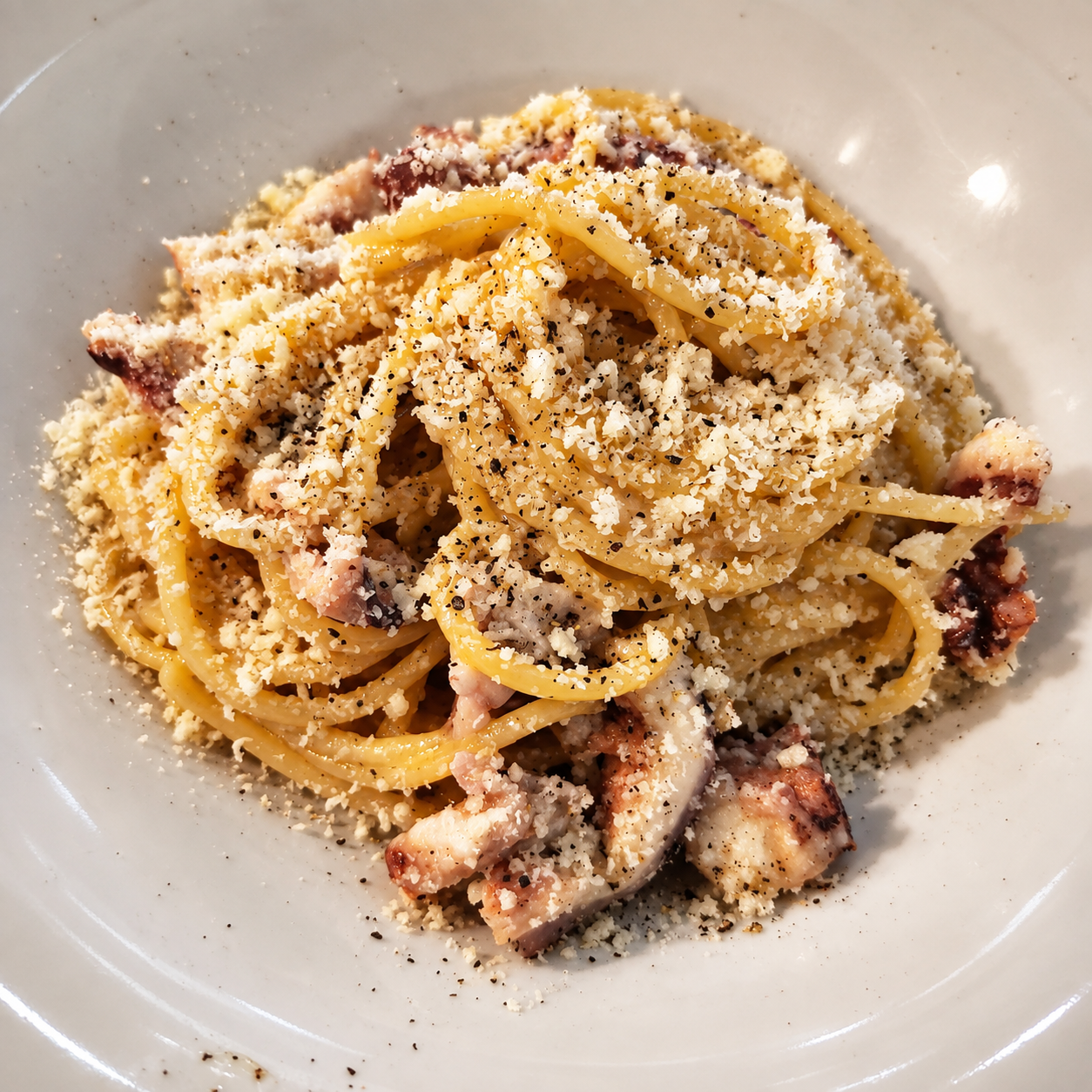 Gricia di polpo osteria faleria roma san giovanni